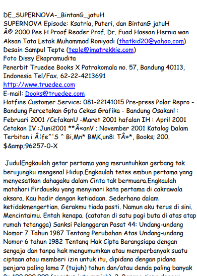 Supernova ksatria puteri dan bintang jatuh